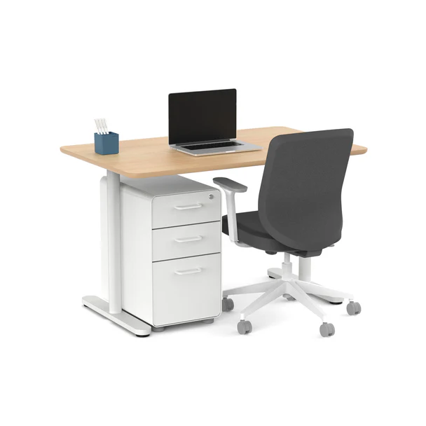 Raise Fixed Height Single Desk - Image 4